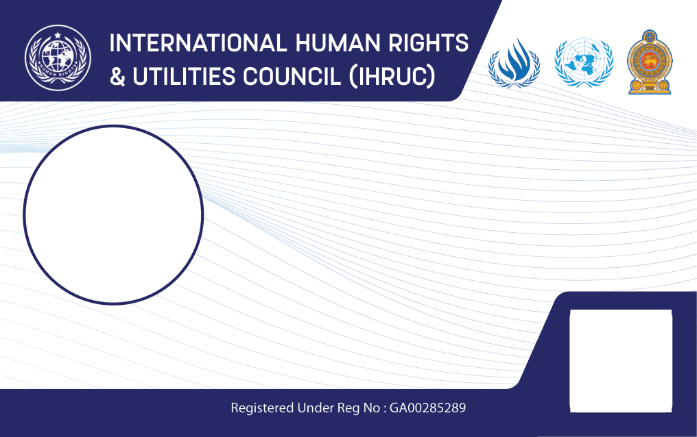 IHRUC Official Member ID Card Template